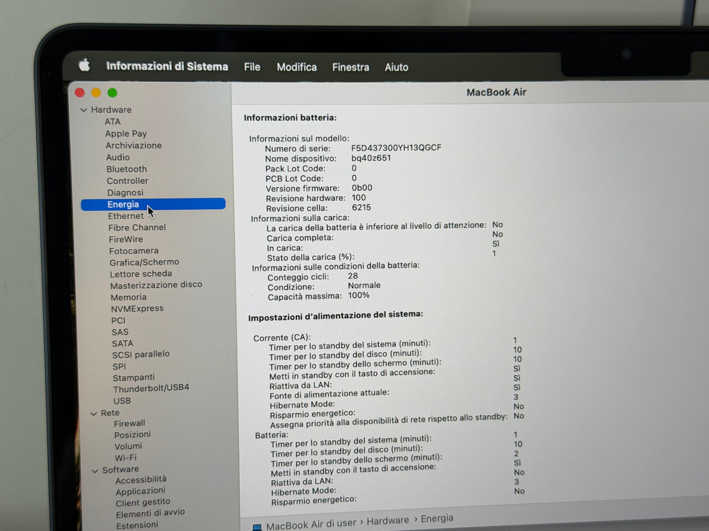 MacBook Air (2024) [13,6", M3 8-Core, 8GB RAM, 256GB SSD, 8-Core GPU, macOS] Mezzanotte