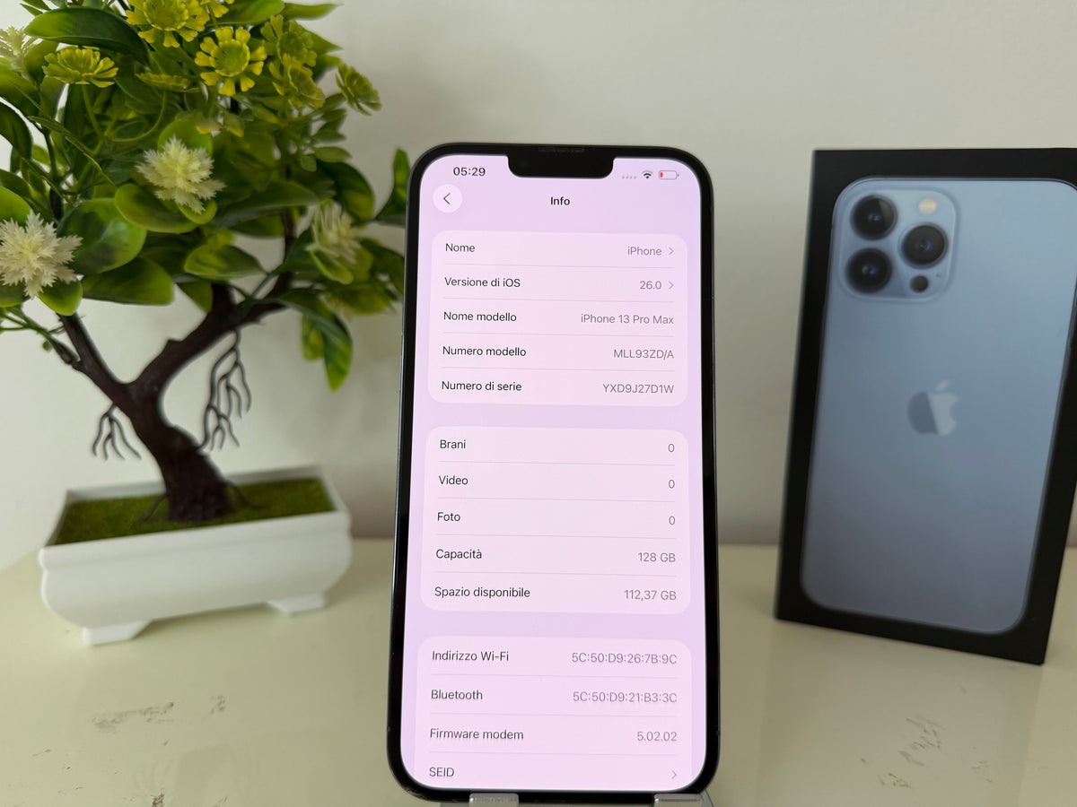 iPhone 13 Pro Max 128GB Blu (5G)