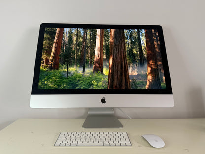 iMac (2019) [27", 5K, Retina, Intel Core i5 3,0GHz, 64GB RAM, 1TB Fusion Drive, AMD Radeon Pro 570X, macOS] argento