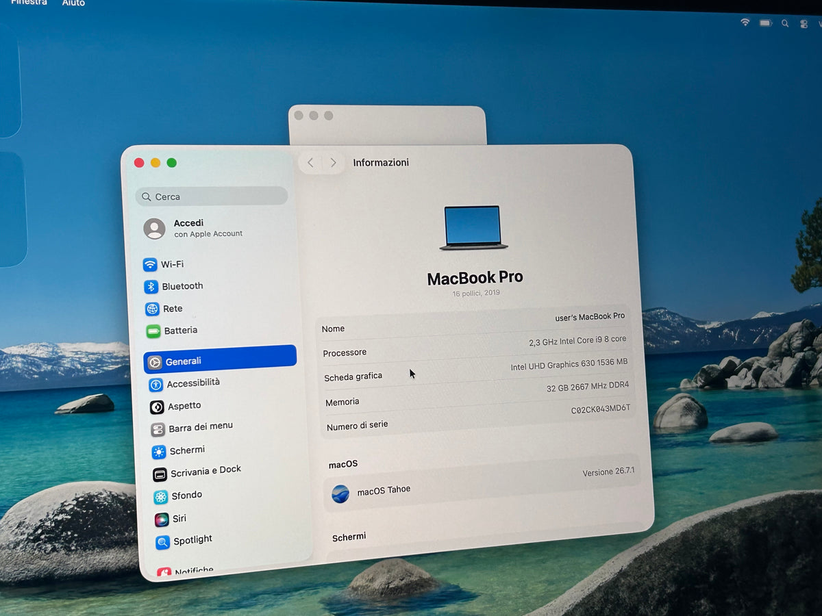 MacBook Pro (2019) [16", Touch Bar, Intel Core i9 2,3GHz, 32GB RAM, 1TB SSD, Intel UHD Graphics 630 + AMD Radeon Pro 5500M, macOS] grigio