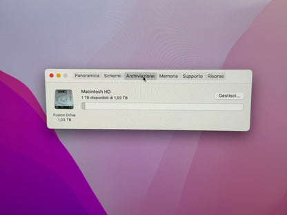 iMac (2019) [27", 5K, Retina, Intel Core i5 3,0GHz, 32GB RAM, 1TB Fusion Drive + 32GB SSD, AMD Radeon Pro 570X, macOS] argento