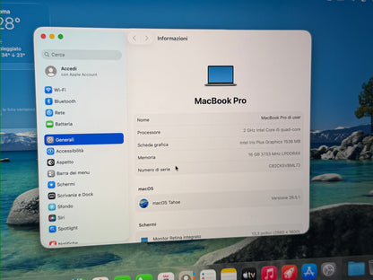 MacBook Pro (2020) [13,3", Touch Bar, Intel Core i5 2,0GHz, 16GB RAM, 1TB SSD, Intel Iris Plus Graphics, macOS] grigio