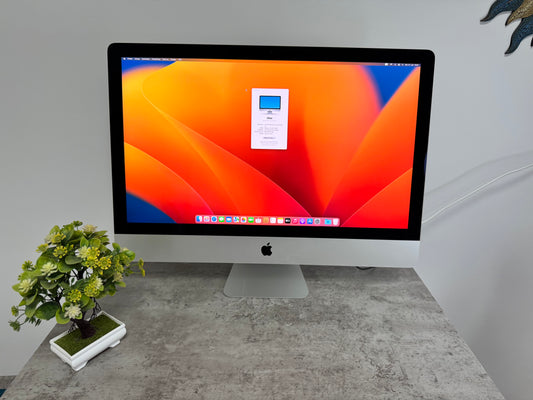 iMac (2017) [27", 5K Retina, Intel Core i5 3.4GHz, 24GB RAM, 256GB SSD, AMD Radeon PR0 570 4GB, macOS] argento