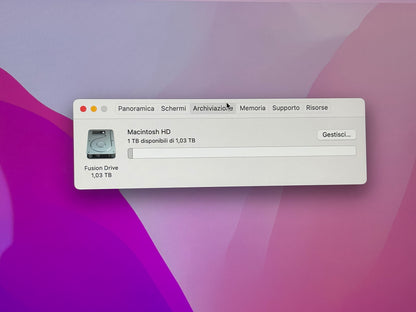 iMac (Mid 2017) [21,5'', 4K, Retina, Intel Core i5 3,4GHz, 16GB RAM, 1TB Fusion Drive, AMD Radeon Pro 560, macOS] argento