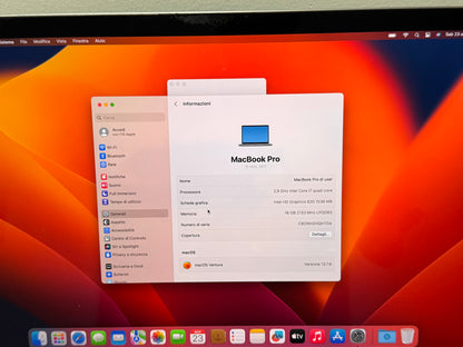 MacBook Pro (2017) [15,4", Touch Bar, Intel Core i7 2,9GHz, 16GB RAM, 512GB SSD, AMD Radeon Pro 560, macOS] grigio