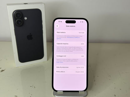 iPhone 16 128GB Nero 5G