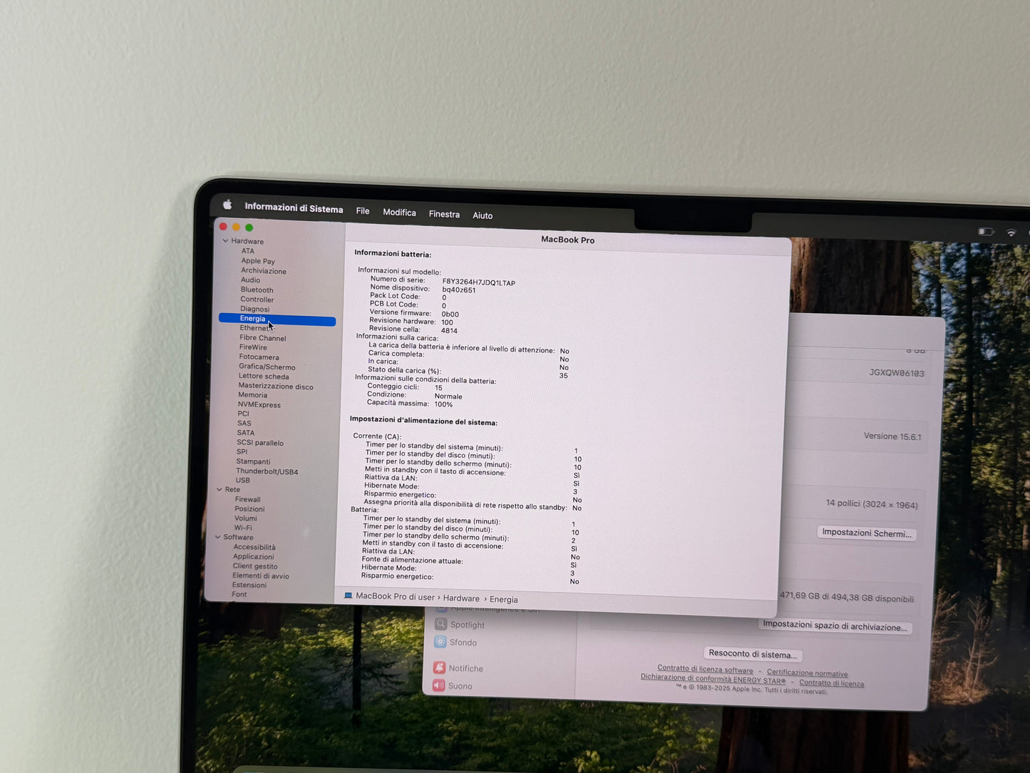 MacBook Pro (2023) [14,2", Apple M3 8 Core, 8GB RAM, 512GB SSD, Apple 10 Core, macOS] argento