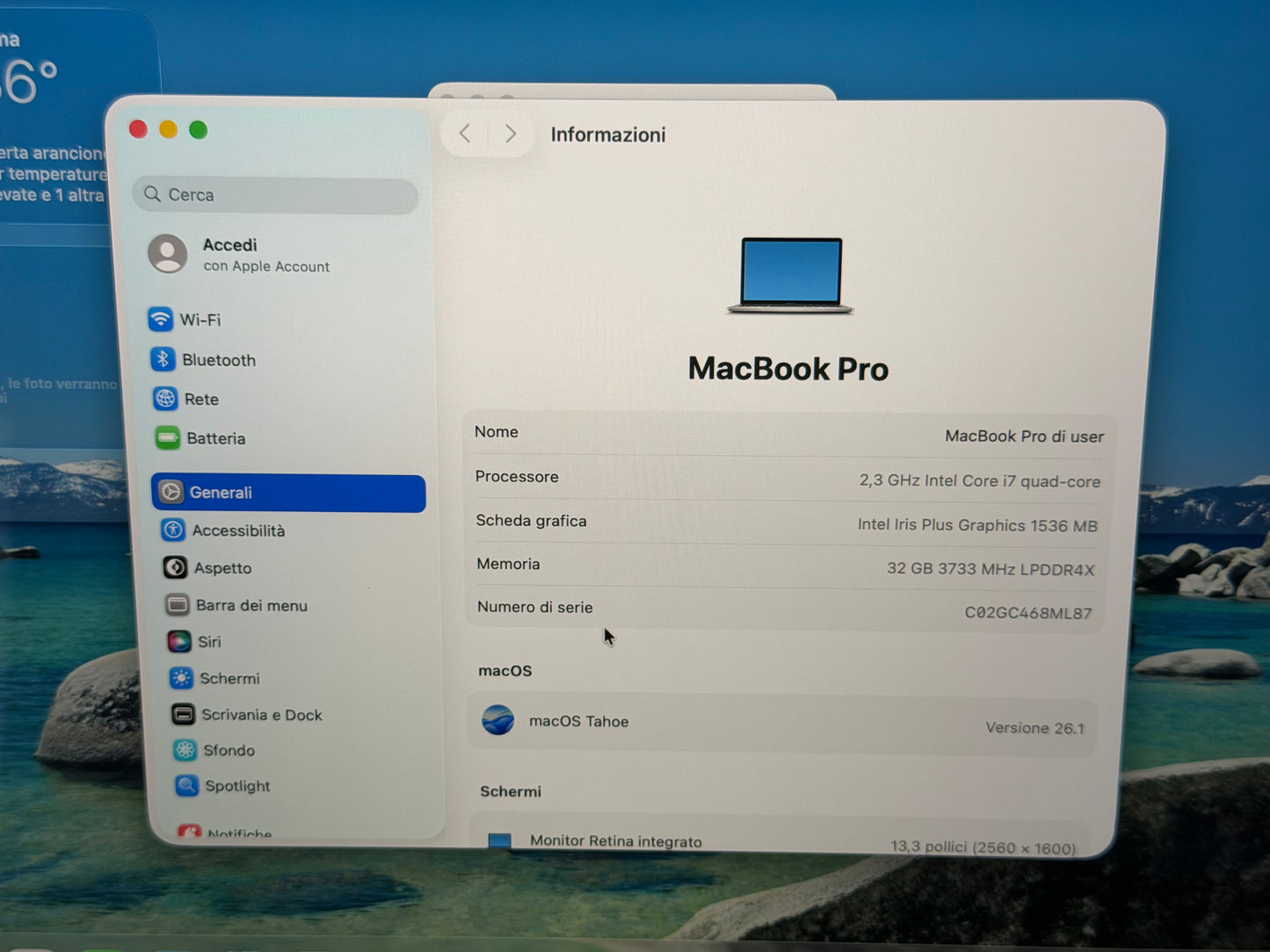 MacBook Pro (2020) [13,3", Touch Bar, Intel Core i7 2,3GHz, 32GB RAM, 512GB SSD, Intel Iris Plus Graphics, macOS] Grigio