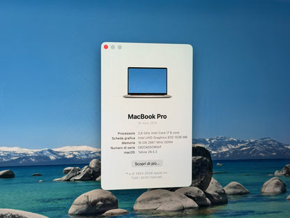 MacBook Pro (2019) [16", Touch Bar, Intel Core i7 2, 6GHz, 16GB RAM, 512GB SSD, Intel UHD Graphics 630 + AMD Radeon Pro 5300M, Mac OS] argento