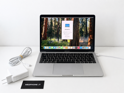 MacBook Pro (2019) [13,3", Touch Bar, Intel Core i5 2,4GHz, 16GB RAM, 512GB SSD, Intel Iris Plus Graphics 655, Mac OS X] Grigio