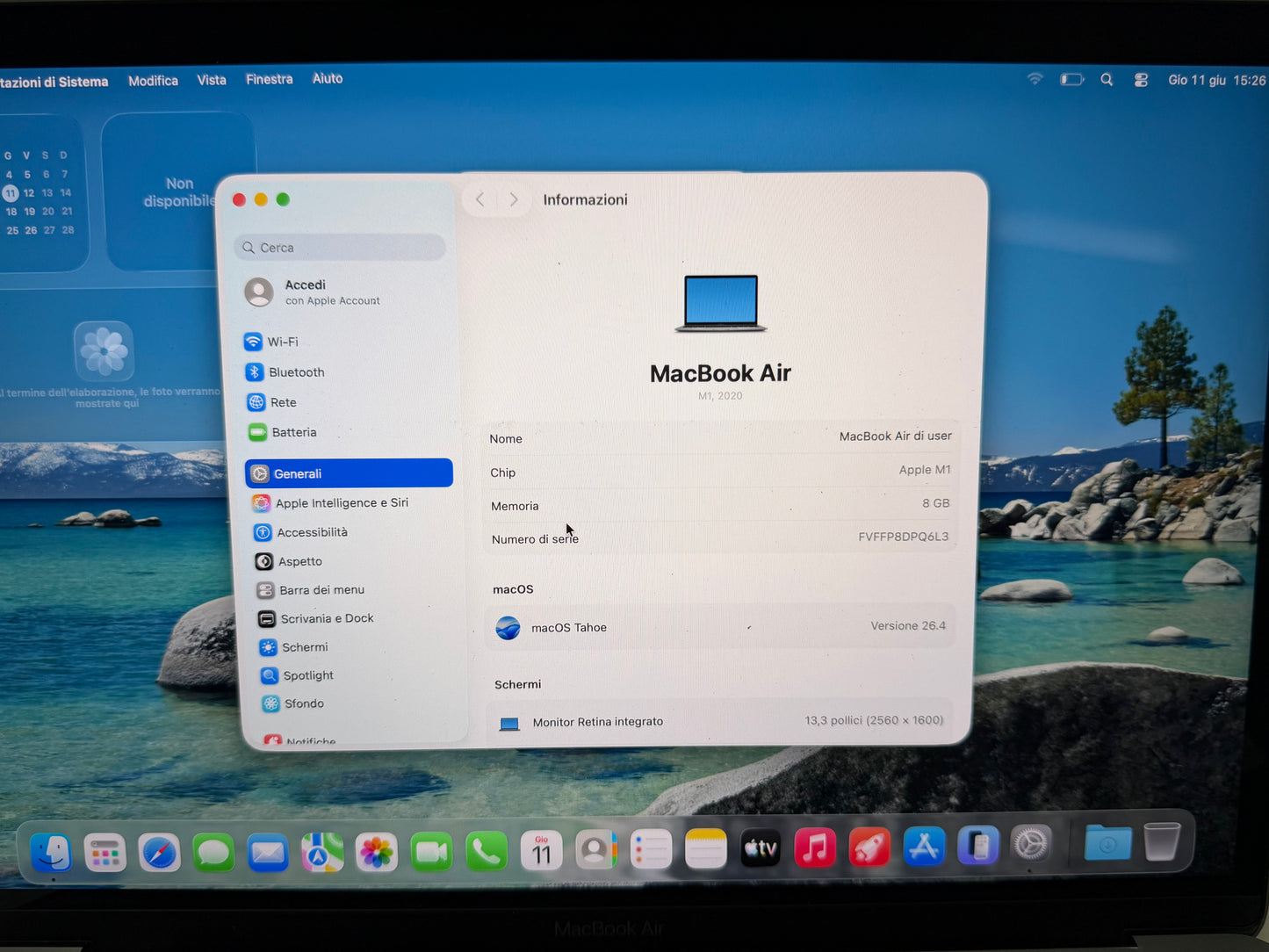 MacBook Air M1 (Late 2020) [13,3", Retina, Apple M1, 8GB RAM, 128GB SSD, Apple 7 Core, macOS] Grigio