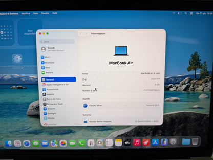 MacBook Air M1 (Late 2020) [13,3", Retina, Apple M1, 8GB RAM, 128GB SSD, Apple 7 Core, macOS] Grigio