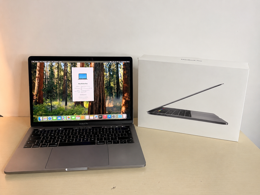 MacBook Pro (2018) [13,3", Touch Bar, Intel Core i5 2,3GHz, 8GB RAM, 512GB SSD, Intel Iris Plus Graphics 655, macOS] Grigio
