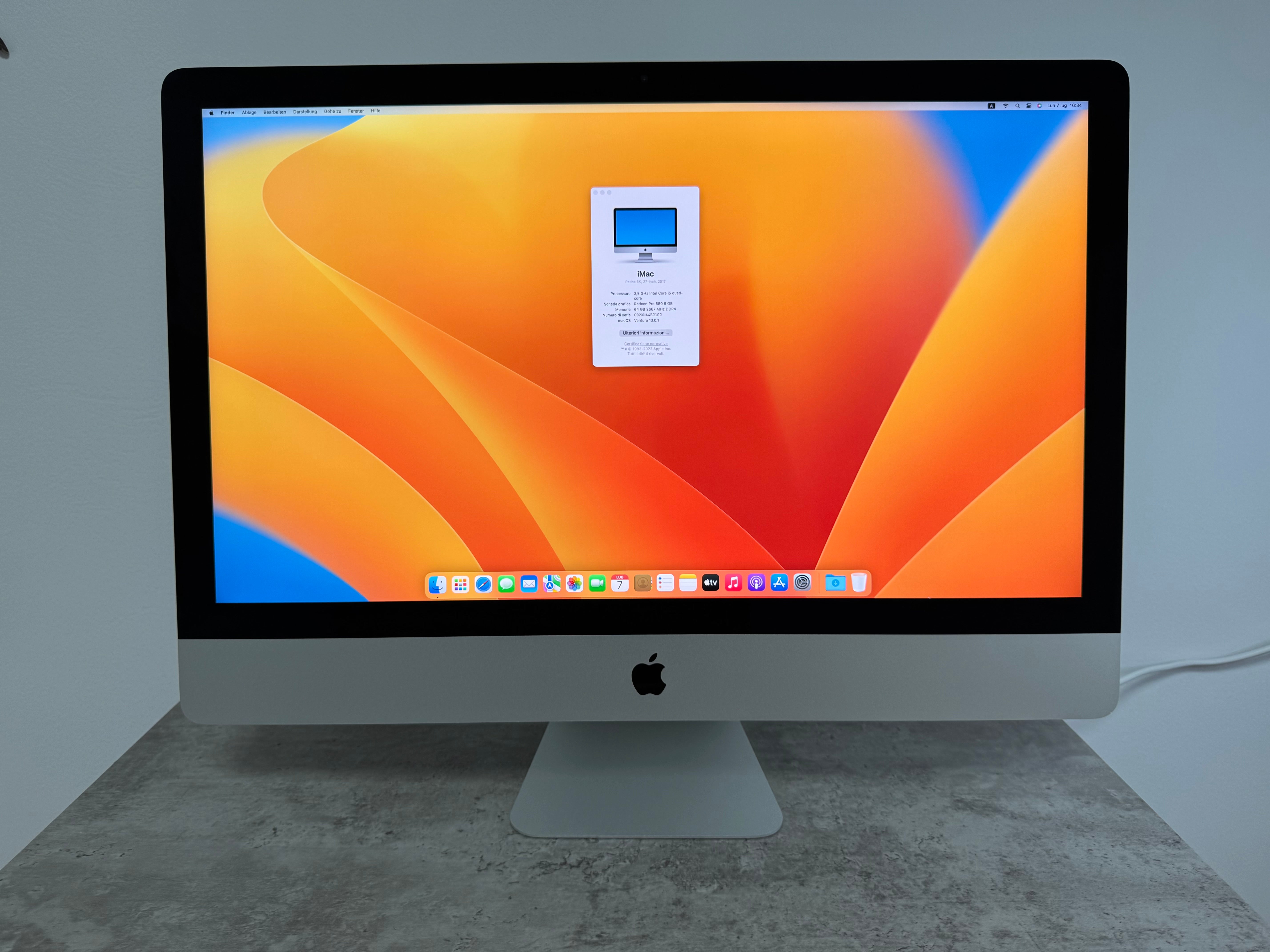 【美品】iMac pro 2017 64GB 2TB iMac（Apple） Apple iMac Pro 27inch MQ2Y2J/A A1862 5K 2017