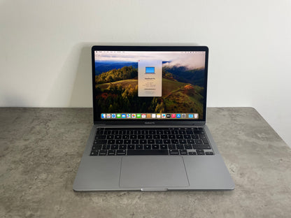 MacBook Pro (2020) M1 [13,3", Touch Bar, Apple M1 3,2GHz, 8GB RAM, 256GB SSD, Apple 8 Core, macOS] grigio