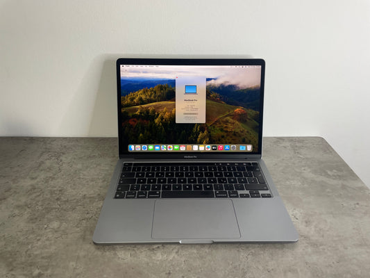 MacBook Pro (2020) M1 [13,3", Touch Bar, Apple M1 3,2GHz, 8GB RAM, 256GB SSD, Apple 8 Core, macOS] grigio