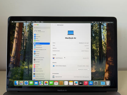 MacBook Air M1 (Late 2020) [13,3", Retina, Apple M1, 8GB RAM, 256GB SSD, Apple 7 Core, macOS] Grigio
