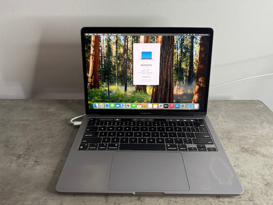 MacBook Pro (2020) M1 [13,3", Touch Bar, Apple M1 3,2GHz, 16GB RAM, 256GB SSD, Apple 8-Core, macOS] grigio