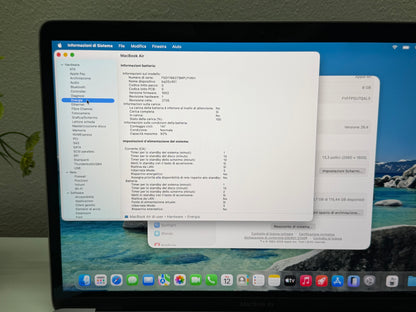 MacBook Air M1 (Late 2020) [13,3", Retina, Apple M1, 8GB RAM, 128GB SSD, Apple 7 Core, macOS] Grigio
