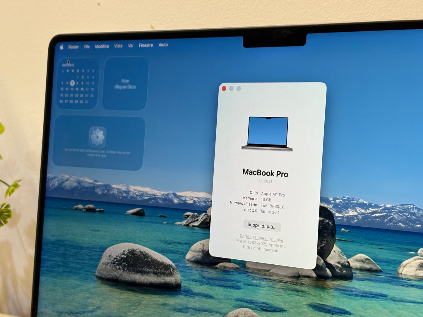 MacBook Pro (2021) [14", Apple M1 Pro 10 Core, 16GB RAM, 512GB SSD, Apple 16 Core, macOS] Grigio