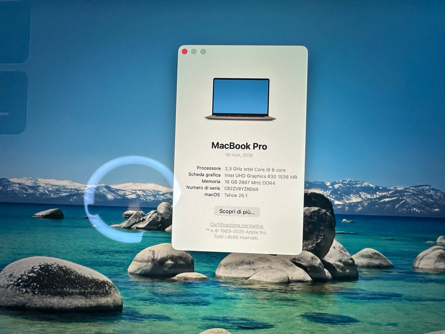 MacBook Pro (2019) [16", Touch Bar, Intel Core i9 2,3GHz, 16GB RAM, 1TB SSD, AMD Radeon Pro 5500M, Mac OS X] grigio