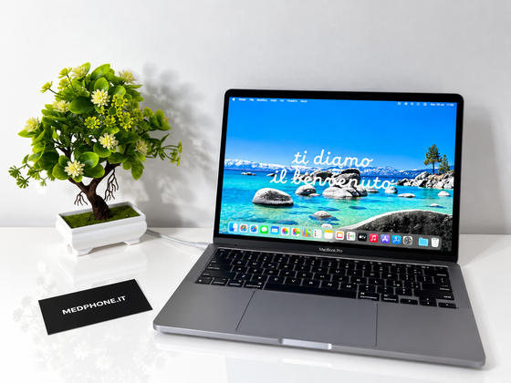 MacBook Pro (2020) M1 [13,3", Touch Bar, Apple M1 3,2GHz, 8GB RAM, 256GB SSD, Apple 8 Core, macOS] Grigio