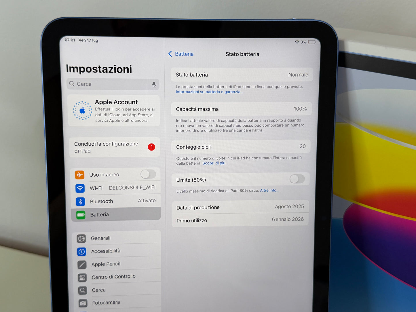 iPad 2025 11” - 128 WI-FI - Blu