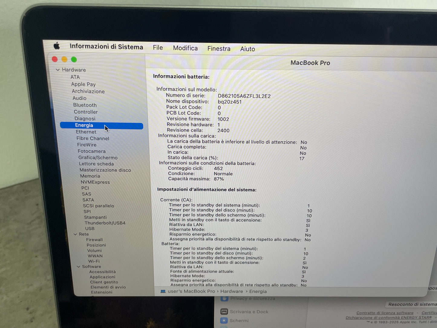 MacBook Pro (2020) M1 [13,3", Touch Bar, Apple M1 3,2GHz, 8GB RAM, 256GB SSD, Apple 8 Core, macOS] grigio