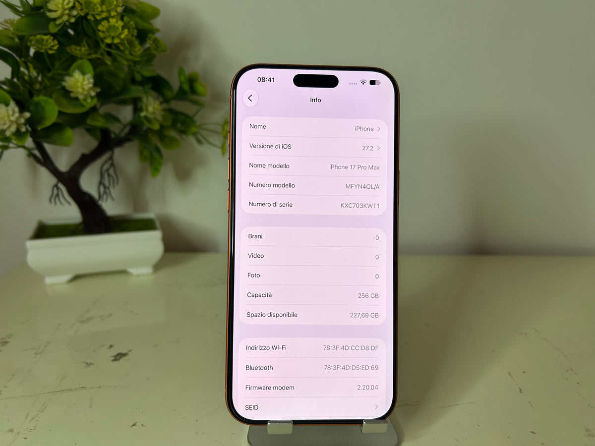 iPhone 17 Pro Max 256GB Arancione