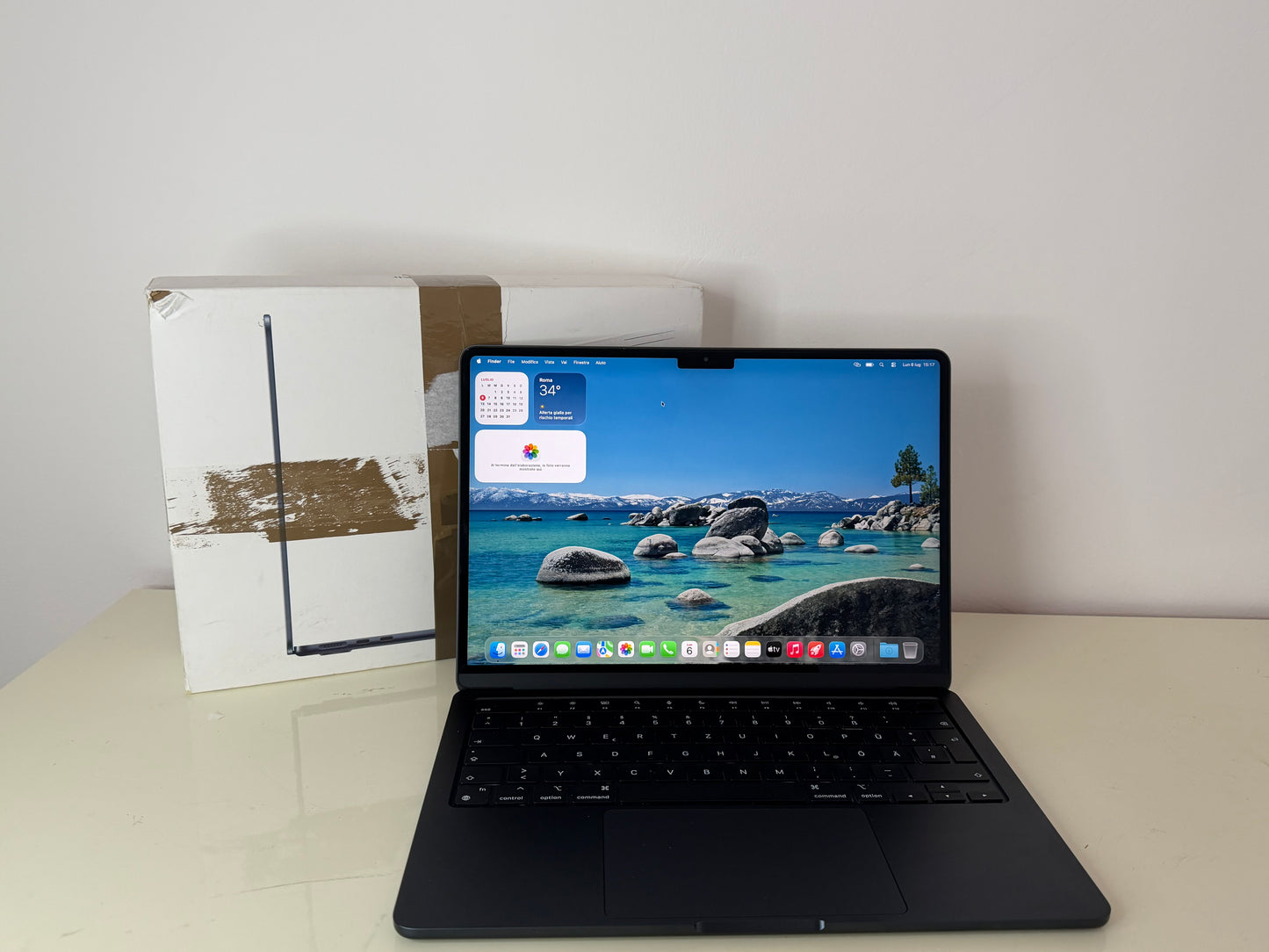 MacBook Air (2024) [13,6'', M3 8-Core, 16GB RAM, 256GB SSD, 8-Core GPU, macOS mezzanotte