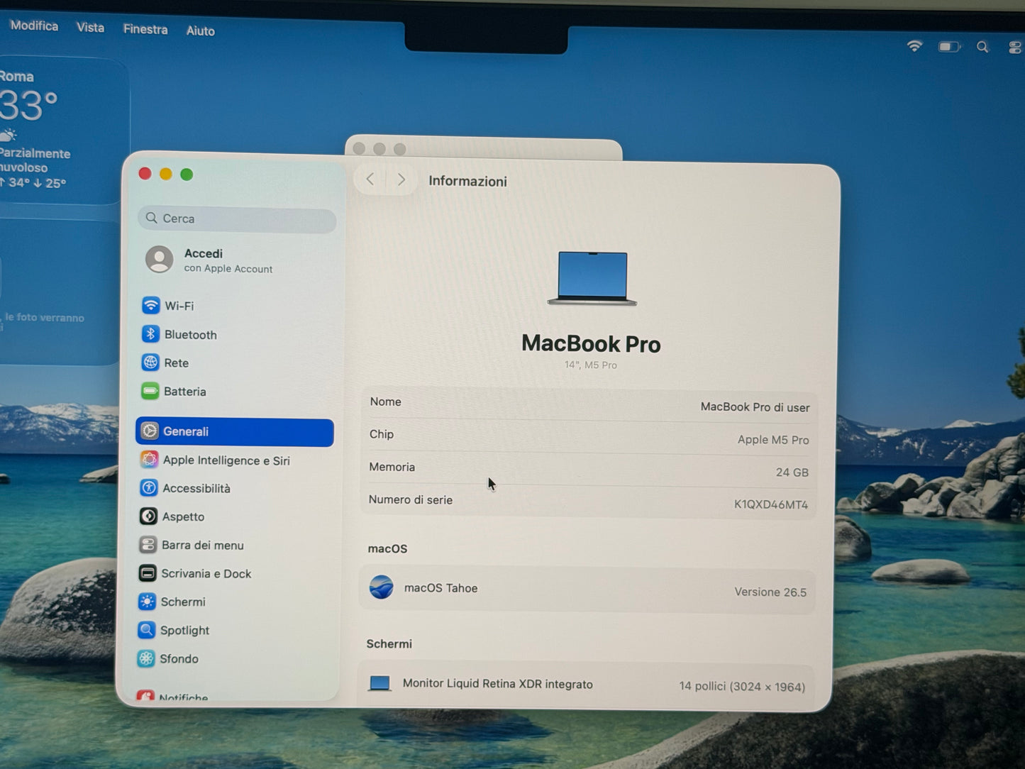 MacBook Pro (2026) [14”, Apple M5 Pro, CPU 15-core, GPU 16-core, 24GB RAM, 1TB SSD, macOS] Grigio