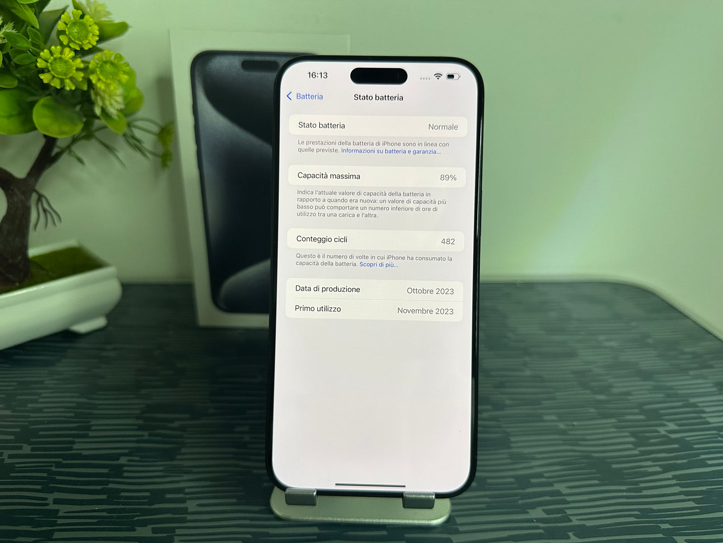 iPhone 15 Pro Max 256GB Titanio Blu