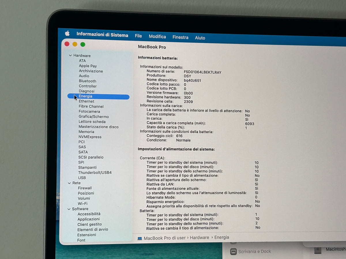 MacBook Pro (2019) [16", Touch Bar, Intel Core i7 2,6GHz, 32GB RAM, 512GB SSD, AMD Radeon Pro 5300M, macOS] grigio