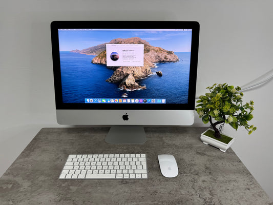 iMac (2019) [21,5", 4K, Retina, Intel Core i5 3,0GHz, 8GB RAM, 256GB SSD, AMD Radeon Pr0 560X, macOS] argento