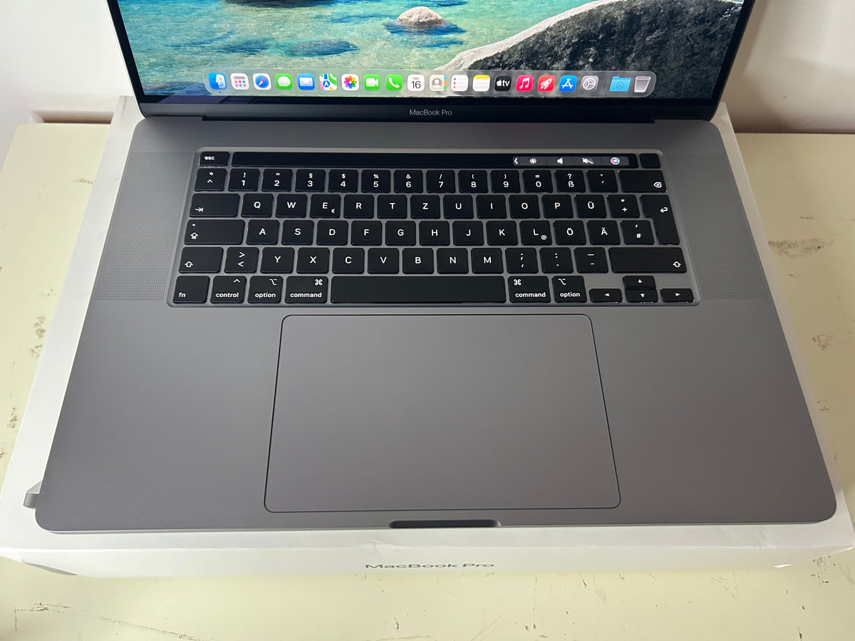 MacBook Pro (2019) [16", Touch Bar, Intel Core i9 2,3GHz, 32GB RAM, 1TB SSD, Intel UHD Graphics 630 + AMD Radeon Pro 5500M, macOS] grigio