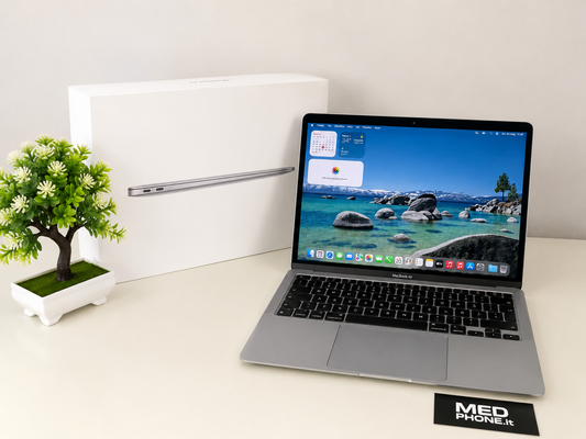 MacBook Air M1 (Late 2020) [13,3", Retina, Apple M1, 8GB RAM, 256GB SSD, Apple 7 Core, macOS] Grigio