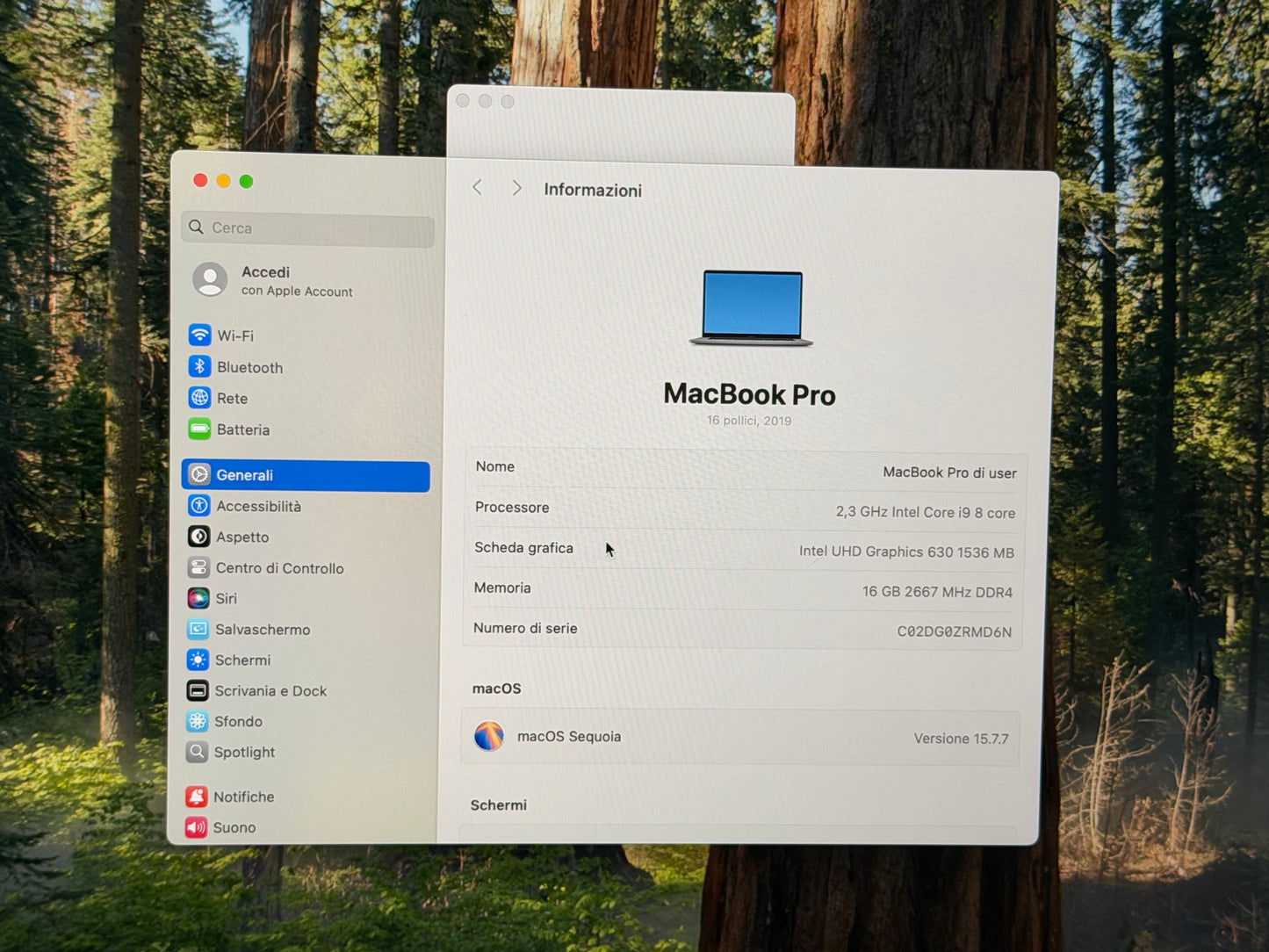 MacBook Pro (2019) [16", Touch Bar, Intel Core i9 2, 3GHz, 16GB RAM, 1TB SSD, AMD Radeon Pro 5500M, Mac OS X] Grigio