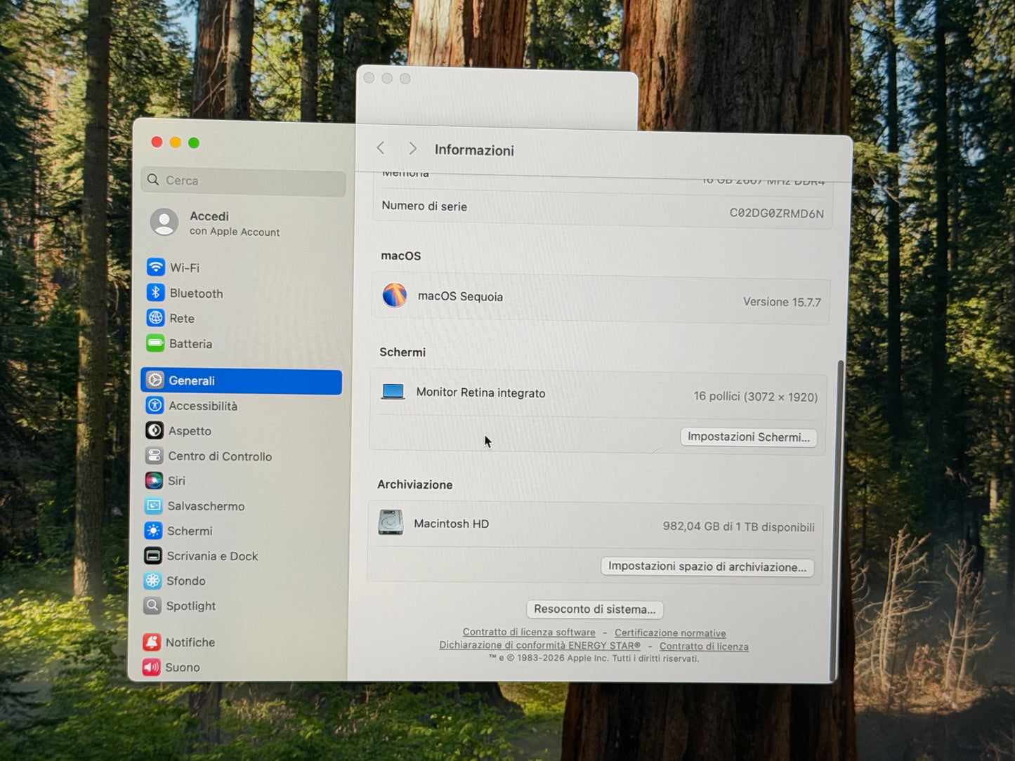 MacBook Pro (2019) [16", Touch Bar, Intel Core i9 2, 3GHz, 16GB RAM, 1TB SSD, AMD Radeon Pro 5500M, Mac OS X] Grigio