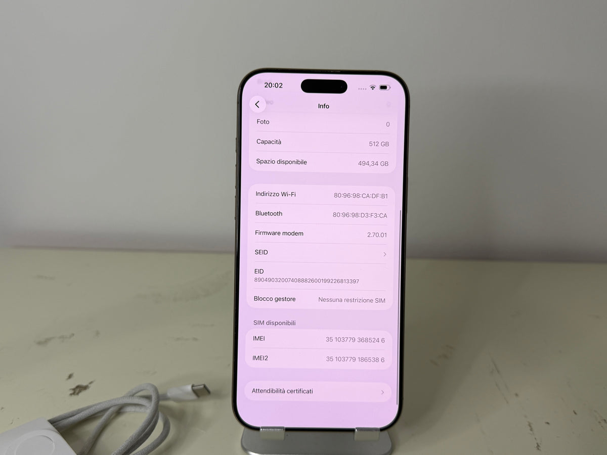 iPhone 16 Pro Max 512GB 5G - Titanio Oro