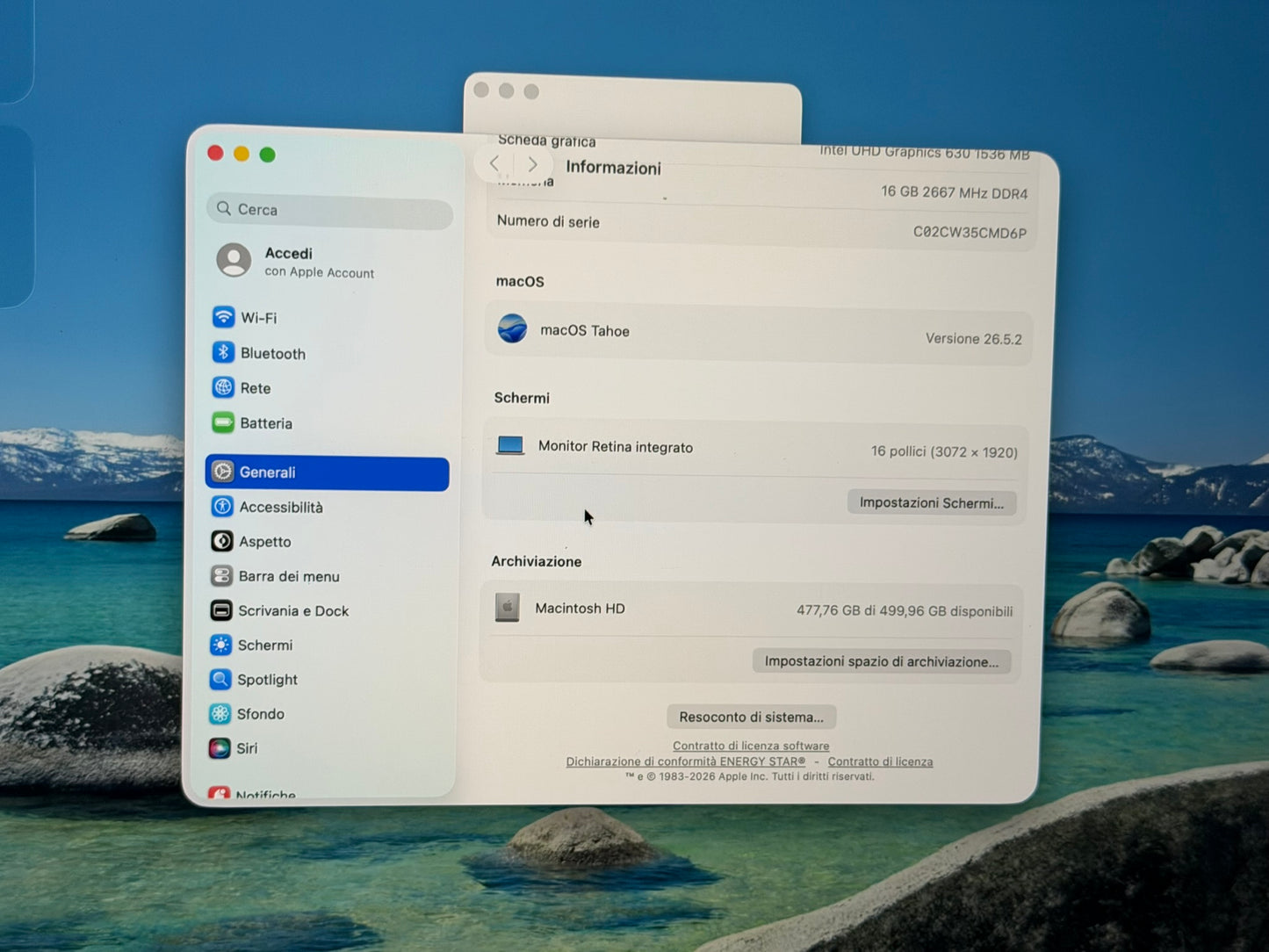 MacBook Pro (2019) [16", Touch Bar, Intel Core i7 2, 6GHz, 16GB RAM, 512GB SSD, Intel UHD Graphics 630 + AMD Radeon Pro 5300M, Mac OS] argento