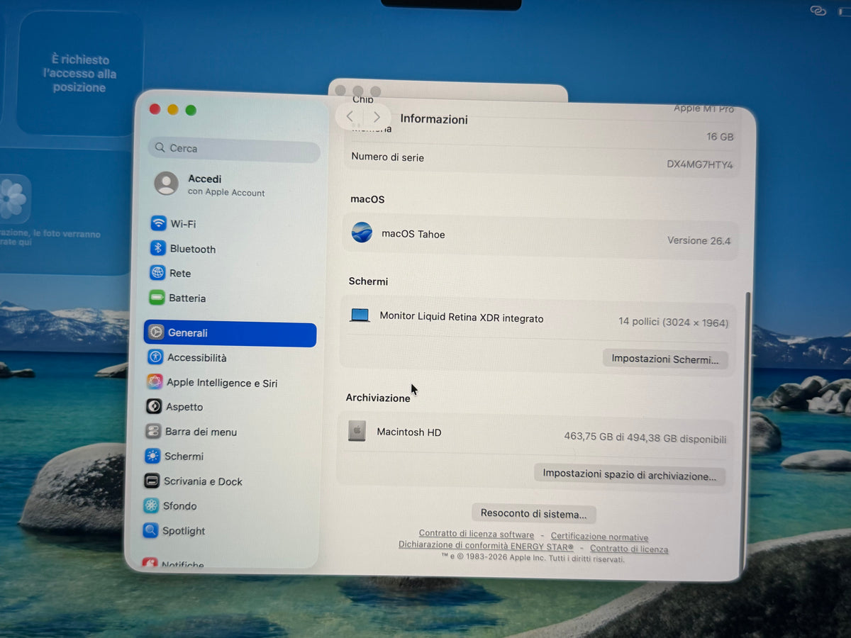 MacBook Pro (2021) [14,2", Apple M1 Pro 8 Core, 16GB RAM, 512GB SSD, Apple 14 Core, macOS] grigio