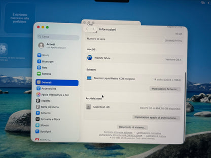 MacBook Pro (2021) [14,2", Apple M1 Pro 8 Core, 16GB RAM, 512GB SSD, Apple 14 Core, macOS] grigio
