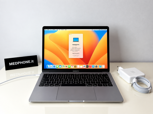 MacBook Pro (2017) [13,3", Touch Bar, Intel Core i5 3,1GHz, 16GB RAM, 512GB SSD, Intel Iris Plus Graphics 650, macOS] Argento