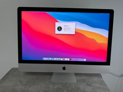 iMac (2017) [27", 5K Retina, Intel Core i5 3.8GHz, 64GB RAM, 2TB SSD, AMD Radeon PR0 580 8GB, macOS] argento