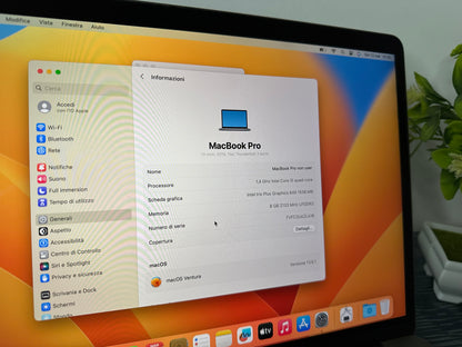 MacBook Pro (2019) [13,3", Touch Bar, Intel Core i5 1,4GHz, 8GB RAM, 256GB SSD, Intel Iris Plus Graphics 645, Mac OS X] Grigio