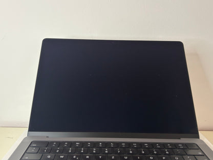 MacBook Pro (2021) [14,2", Apple M1 Pro 8 Core, 16GB RAM, 512GB SSD, Apple 14 Core, macOS] grigio