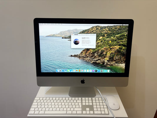 iMac (2019) [21,5", 4K, Retina, Intel Core i5 3,0GHz, 16GB RAM, 256 GB, AMD Radeon Pro 560X, macOS] argento
