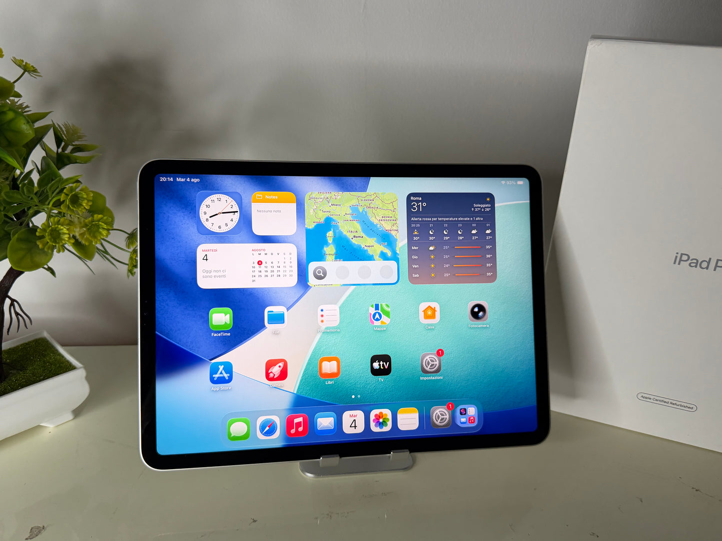 iPad Pro (2022) M2, 11” WI-FI 256GB Argento