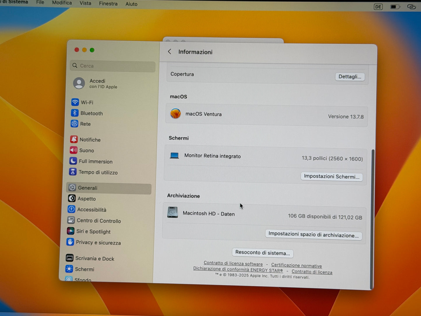 MacBook Pro (2017) [13,3", Intel Core i5 2,3GHz, 8GB RAM, 128GB SSD, Intel Iris Plus Graphics 640, macOS] Grigio