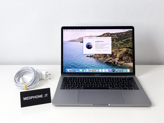 MacBook Pro (2017) [13,3", Retina, Touch Bar, Intel Core i5 3,1GHz, 16GB RAM, 512GB SSD, Intel Iris Plus Graphics 650, macOS] argento